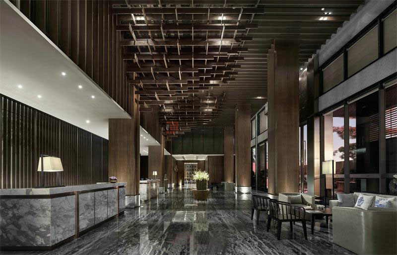 北京万兴通达办公装修项目-天和商旅酒店装修案例效果图