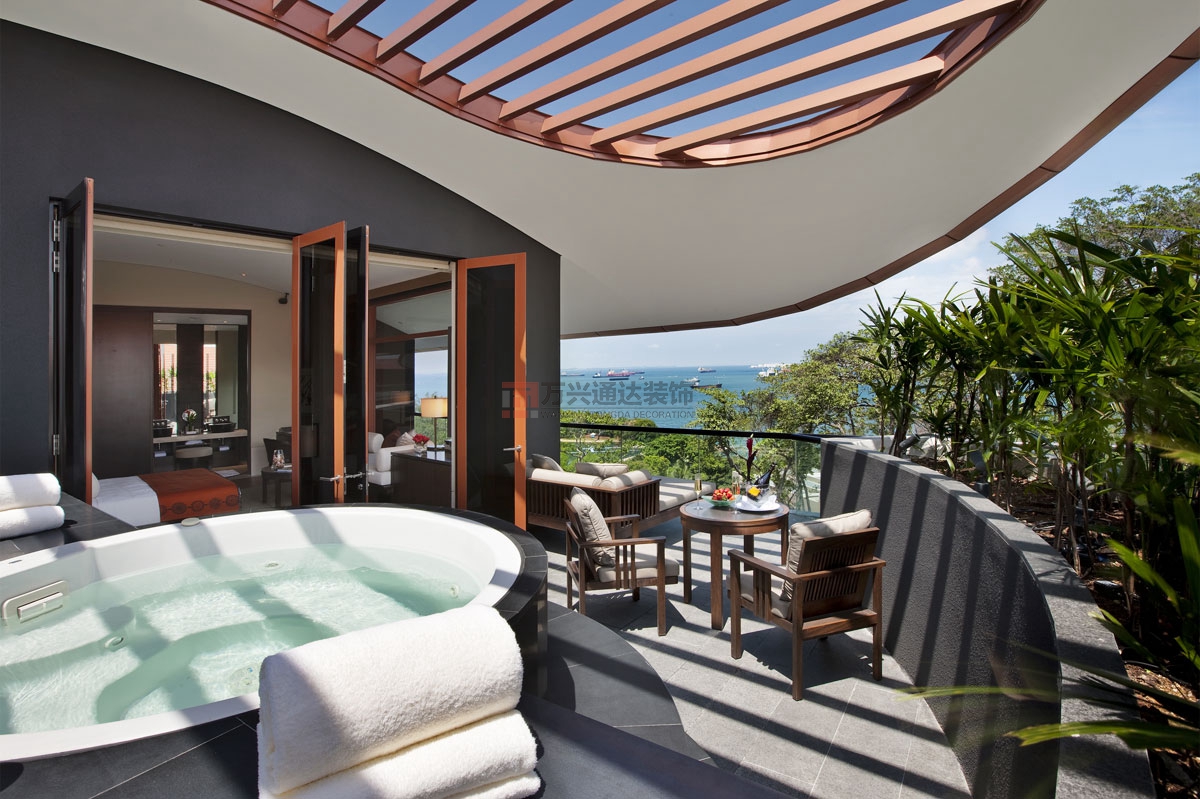 北京万兴通达办公装修项目-春秋酒店装修效果图