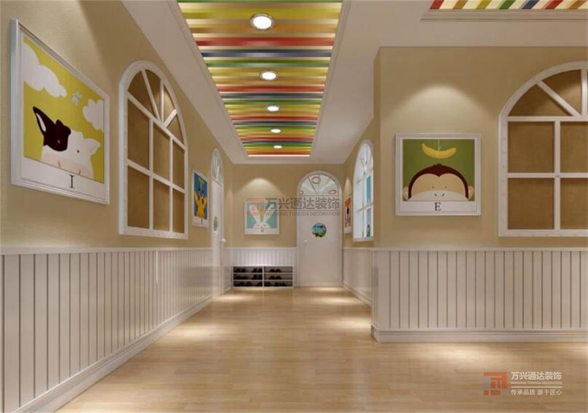 北京万兴通达办公装修项目-贝雅早教中心装修效果图