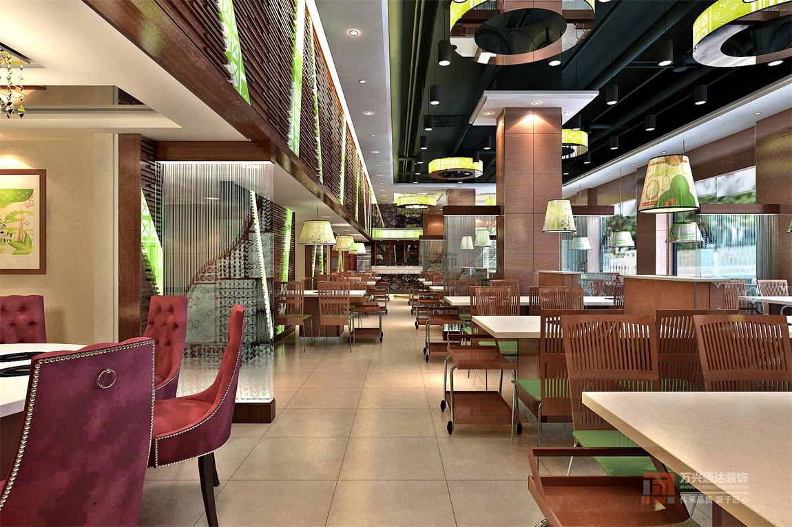 北京万兴通达办公装修项目-小肥羊火锅，桐乡店装修效果图
