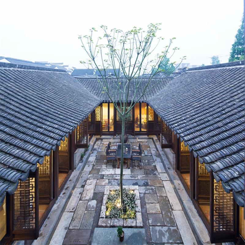 北京万兴通达办公装修项目-花迹酒店装修案例效果图