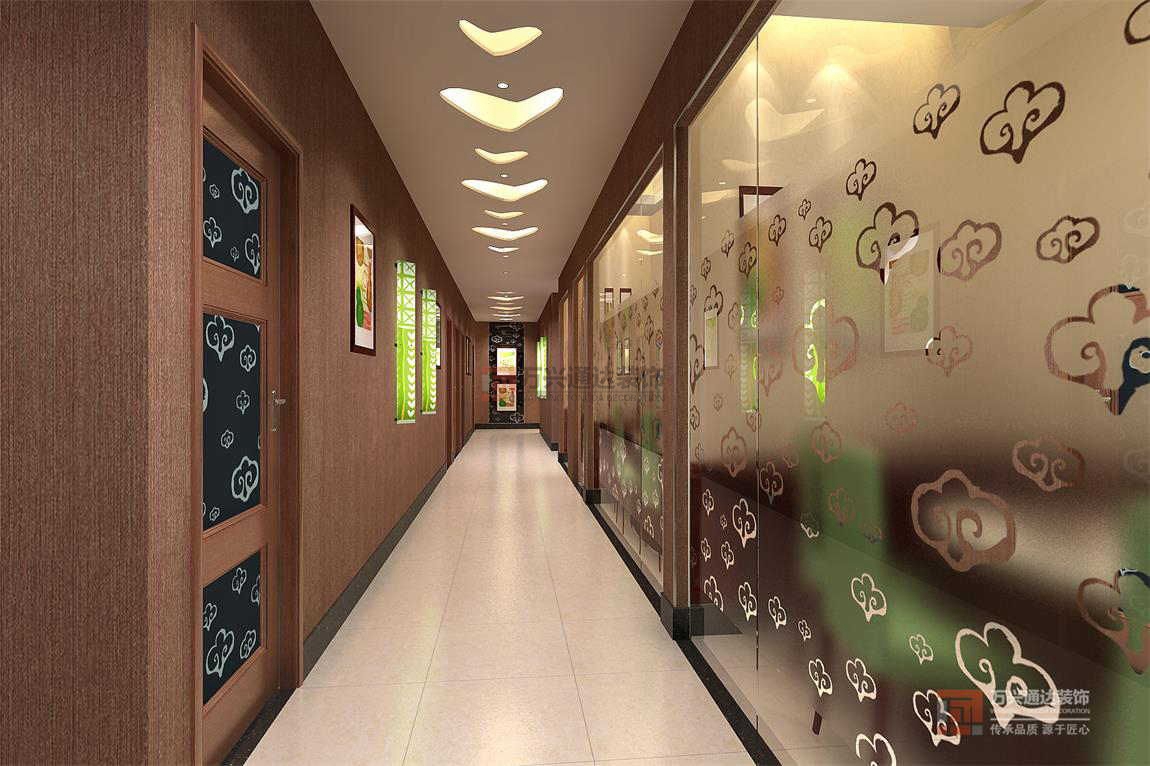 北京万兴通达办公装修项目-小肥羊火锅，白银店装修效果图