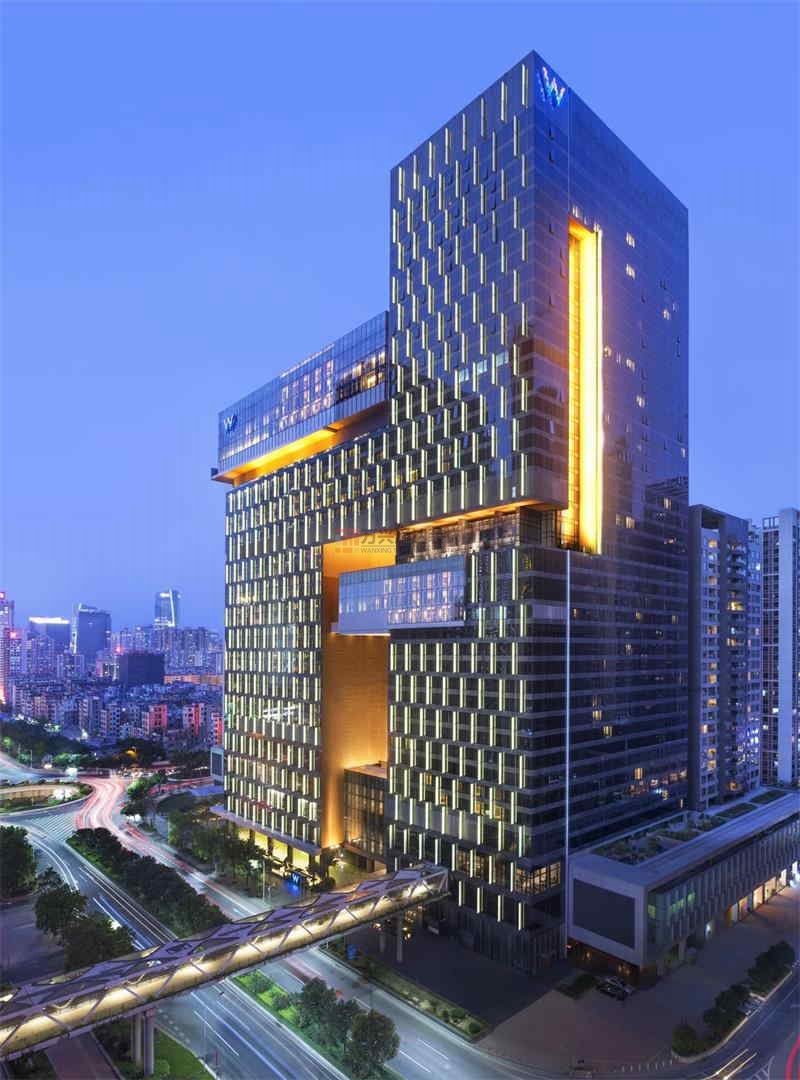 北京万兴通达办公装修项目-广州W酒店装修案例效果图