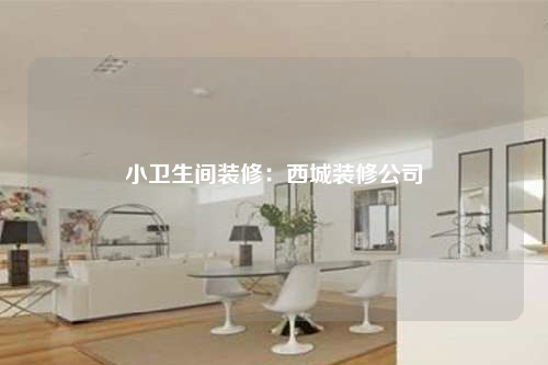 小卫生间装修:西城装修公司