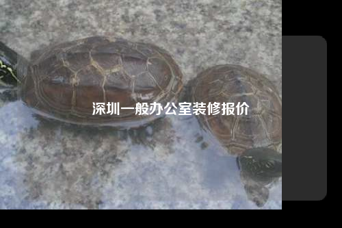 深圳一般办公室装修报价