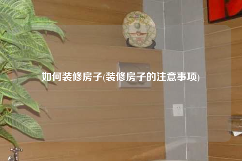 如何装修房子(装修房子的注意事项)