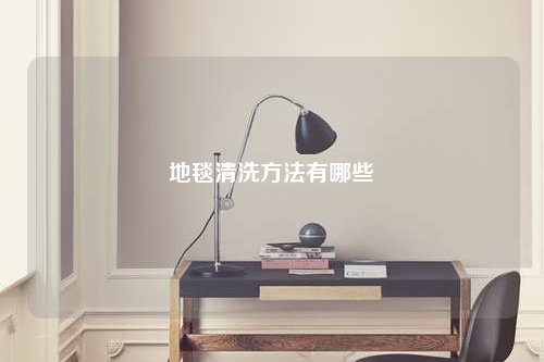 地毯清洗方法有哪些
