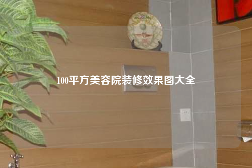 100平方美容院装修效果图大全
