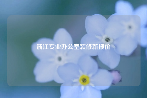 浙江专业办公室装修新报价