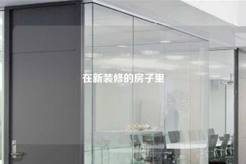 在新装修的房子里