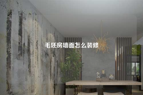 毛坯房墙面怎么装修
