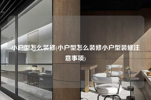 小户型怎么装修(小户型怎么装修小户型装修注意事项)