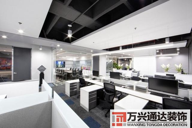 办公室装修效果图小型办公室装修效果图_万兴办公室装修公司