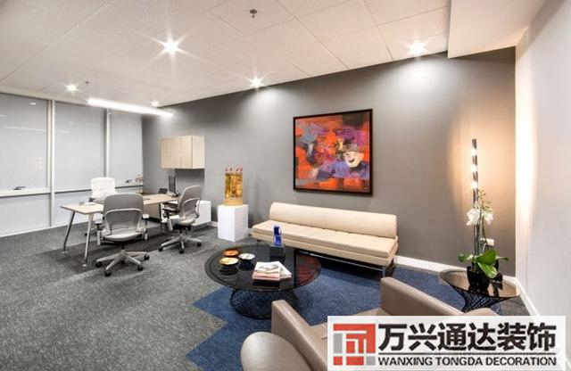 办公室装修效果图小型办公室装修效果图_万兴办公室装修公司