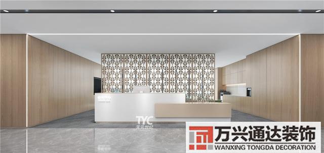 办公室装修木板风水办公室木饰面板装修效果图