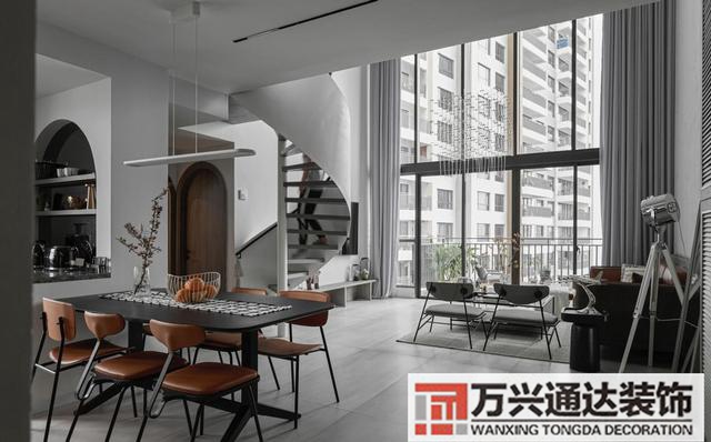 跃层装修效果图客厅跃层装修效果图