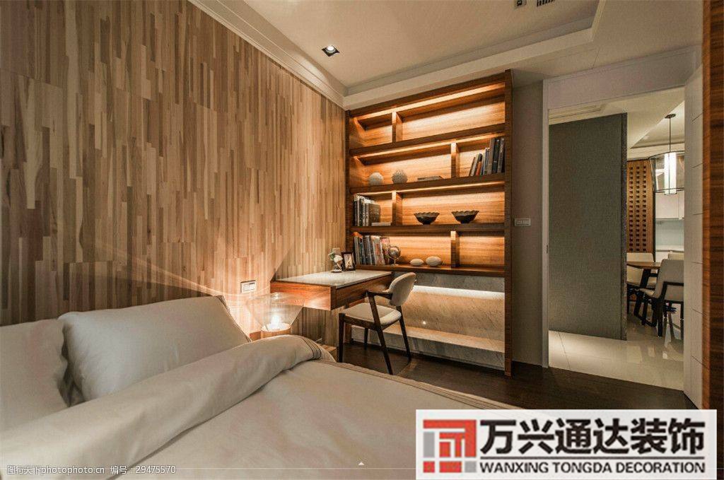 室内贴地板旅社装修效果图地板贴墙面效果图大全