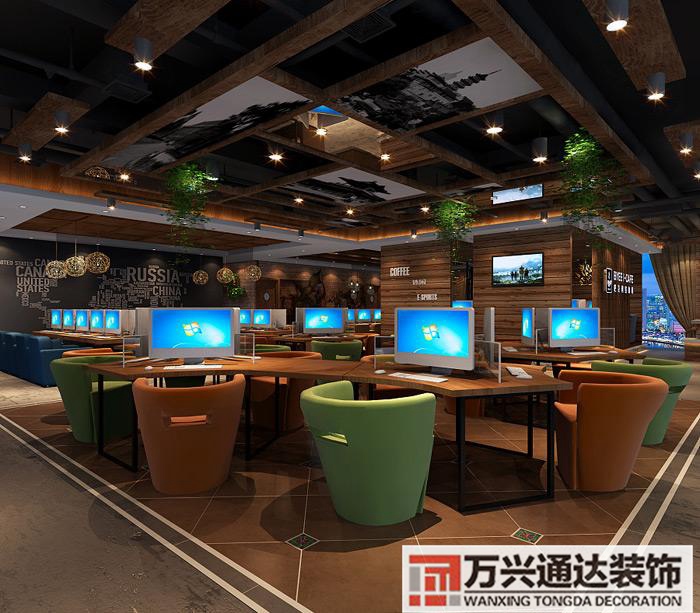 网咖装修图小型网咖装修图