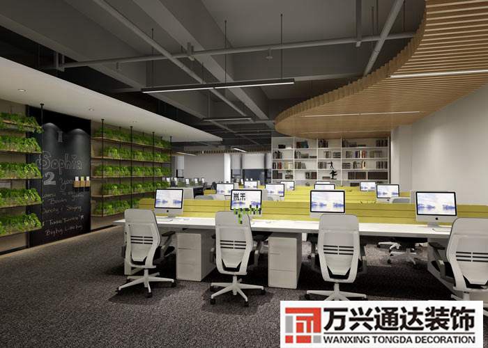 网络传媒公司办公室装修广告传媒公司装修