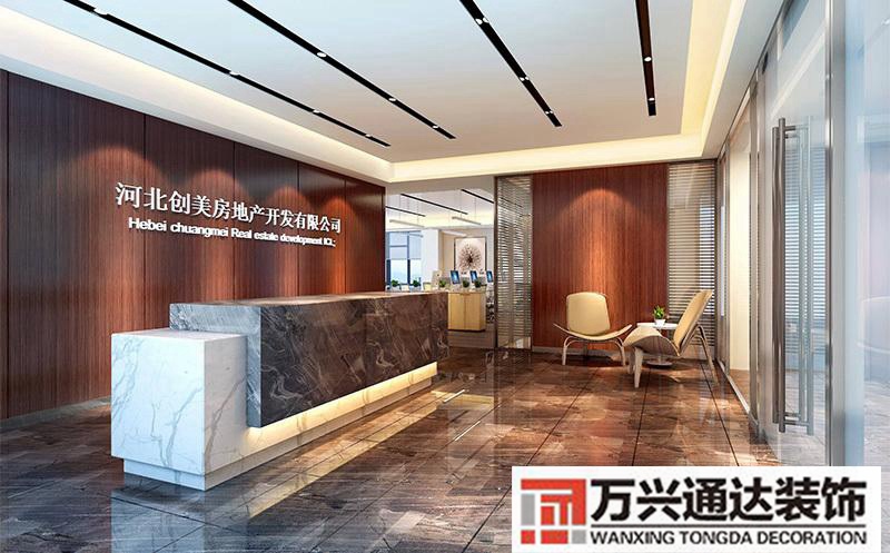 外资企业办公室装修风格高档办公楼室外装饰风格