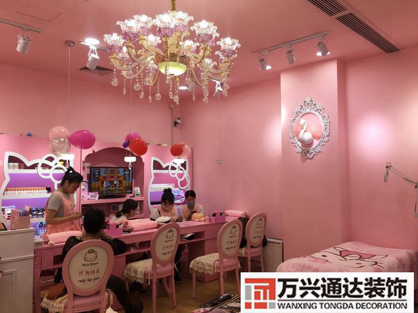 商场美甲店装修商场美甲店装修图片无墙