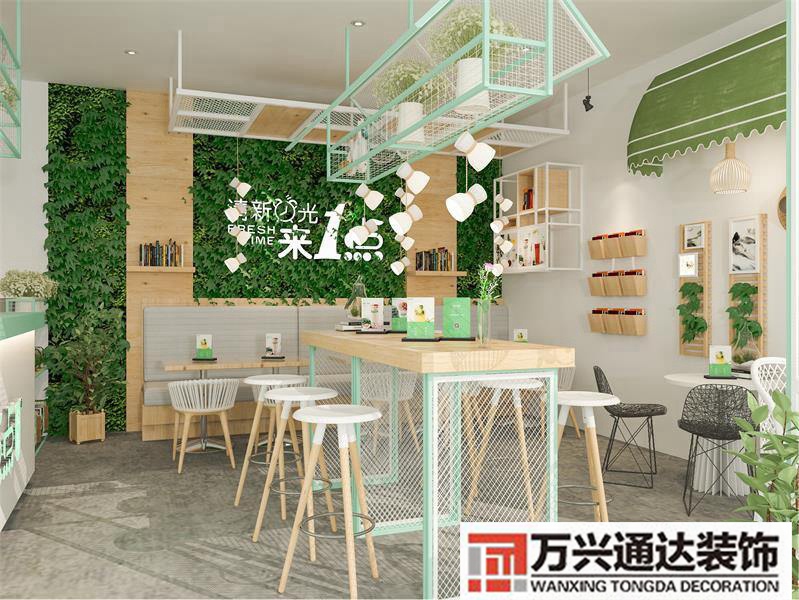 连锁奶茶装修专业连锁奶茶店装修
