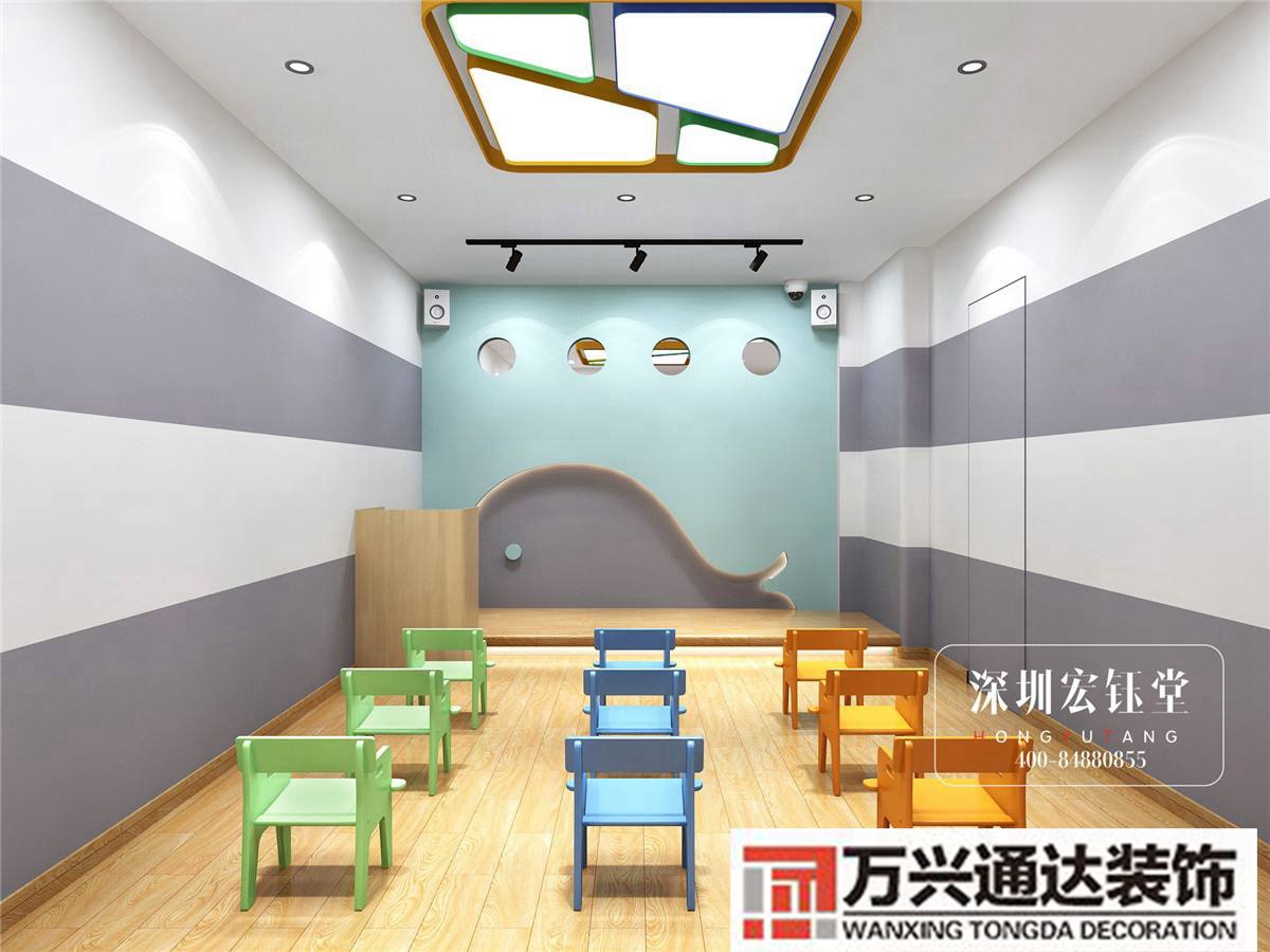 小培训机构装修效果图培训机构内部装修效果图