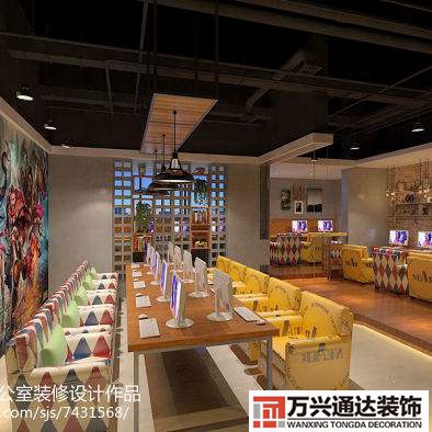 200平米网咖装修200平方网咖装修图