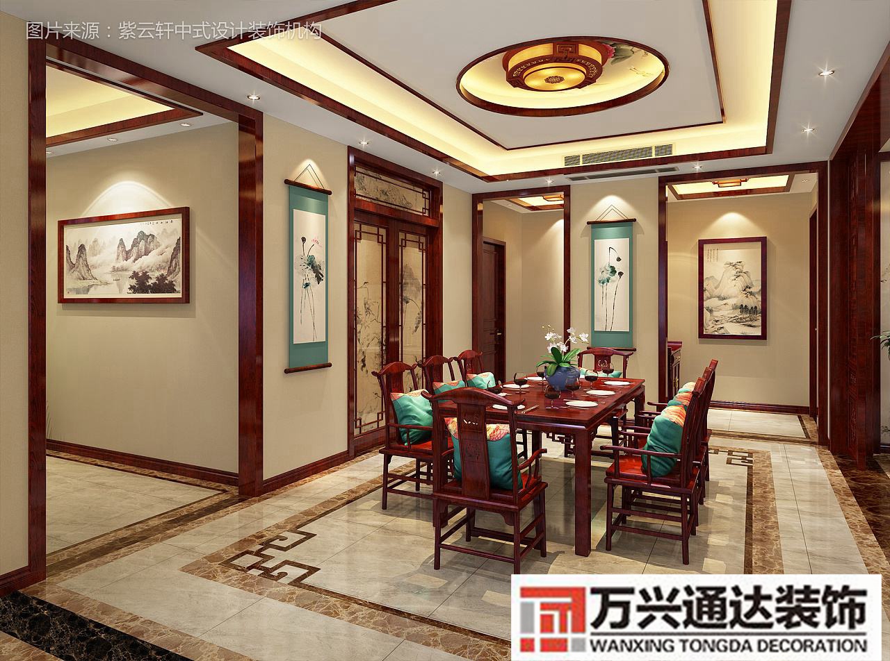 中式别墅装修效果图中式别墅装修效果图 豪华中式别墅装修案例赏析