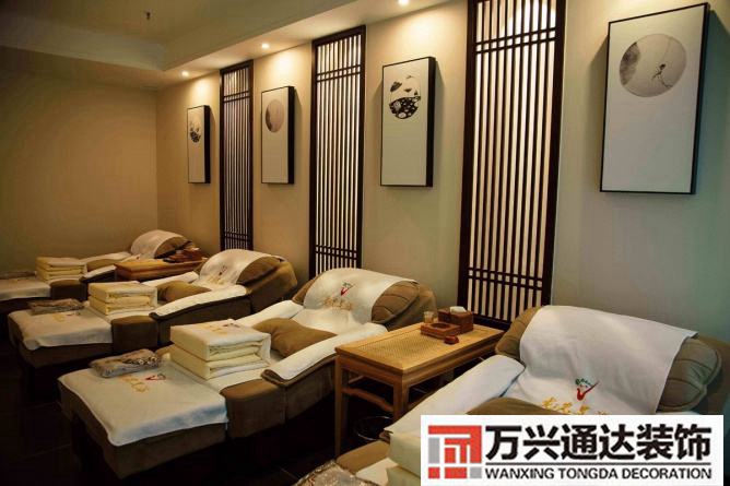 足浴装修搭配足浴店简约风格装修效果图