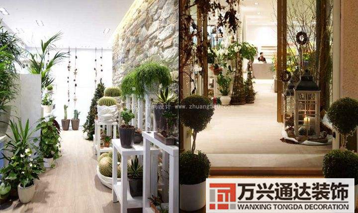 花店装修效果图30平米20平米花店装修效果图 风格