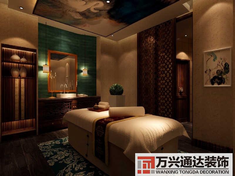 美容院spa房间装修设计高端SPA 美容装修室内图片