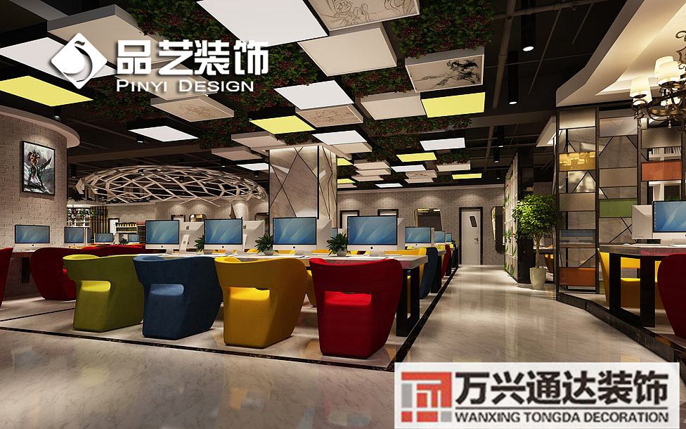 工业风网咖装修工业风装修工作室