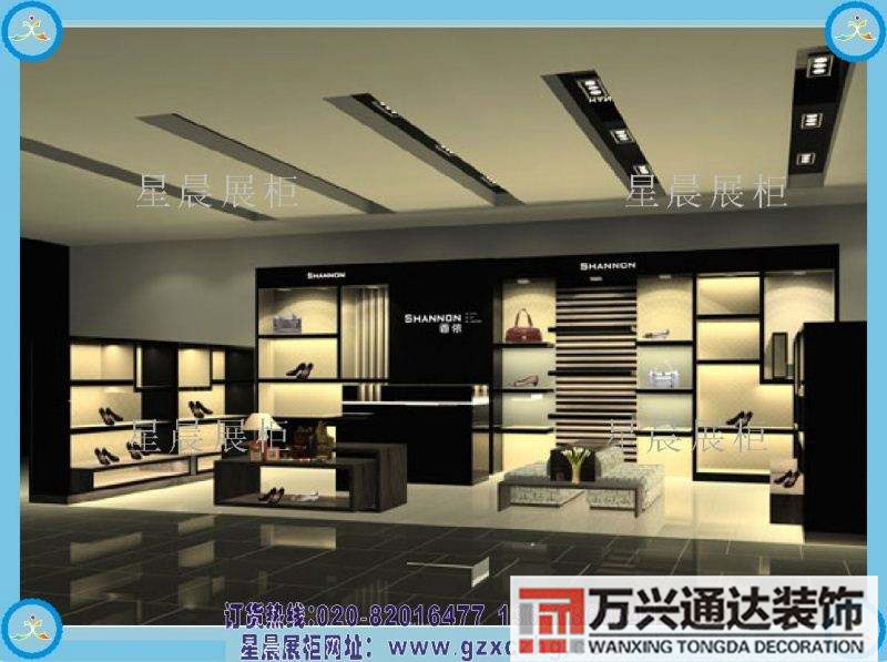 鞋店批发装修鞋专卖店装修效果图