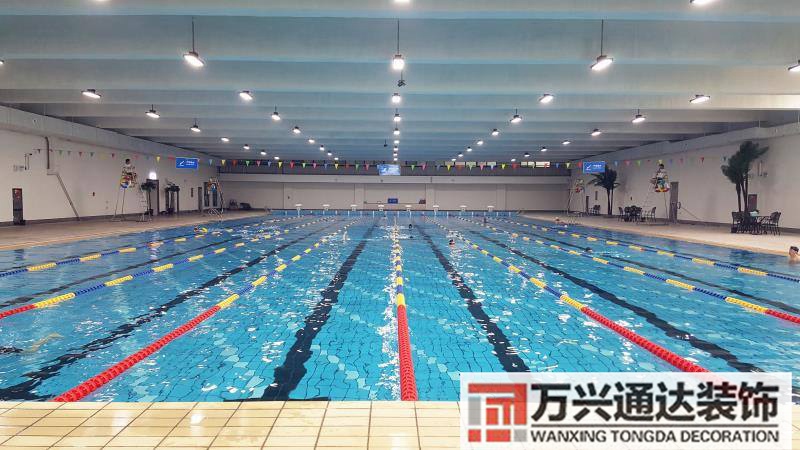 郑州省实验游泳馆装修郑州游泳馆 室内游泳池推荐