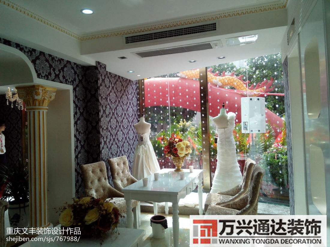 小婚纱店装修效果图婚纱店装修设计效果图