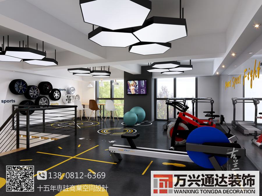 100平健身工作室装修图片100平健身工作室装修设计图
