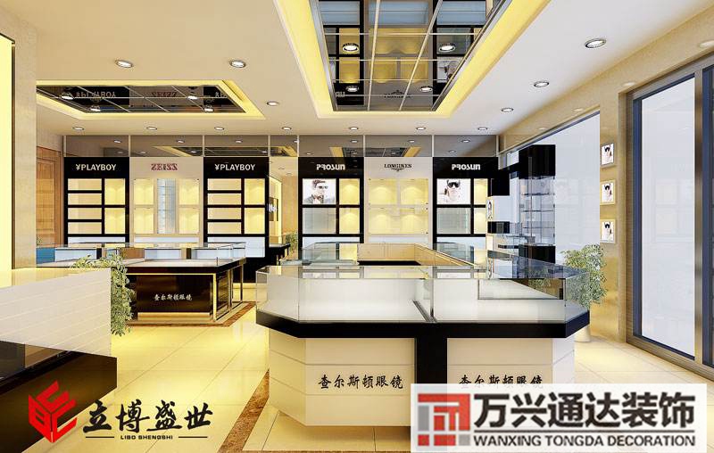 专业眼镜店装修设计眼镜旗舰店装修设计图