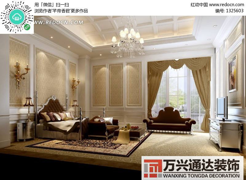 套房装修效果图总统套房装修效果图
