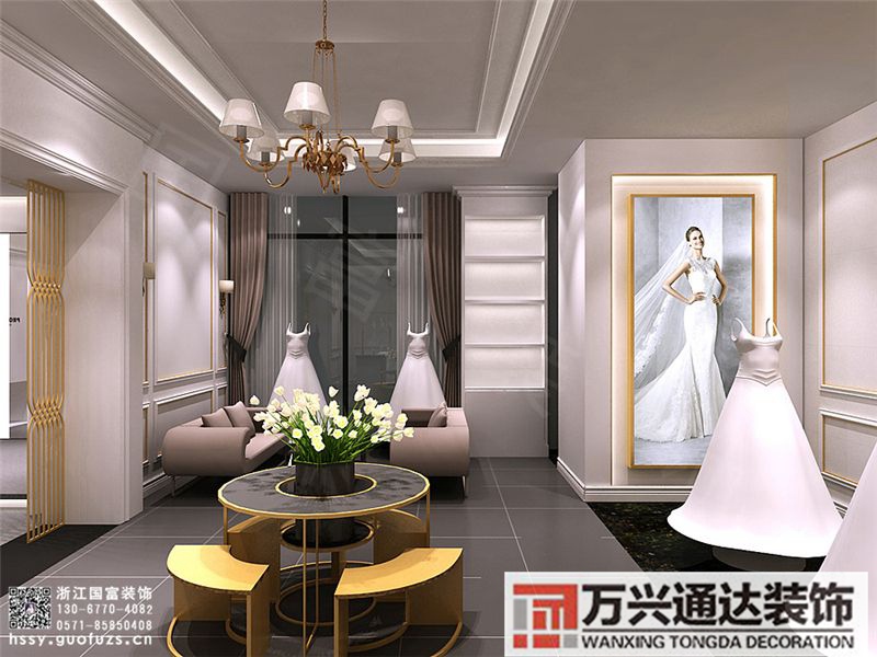 婚纱店室内装修婚纱店内部装修效果图