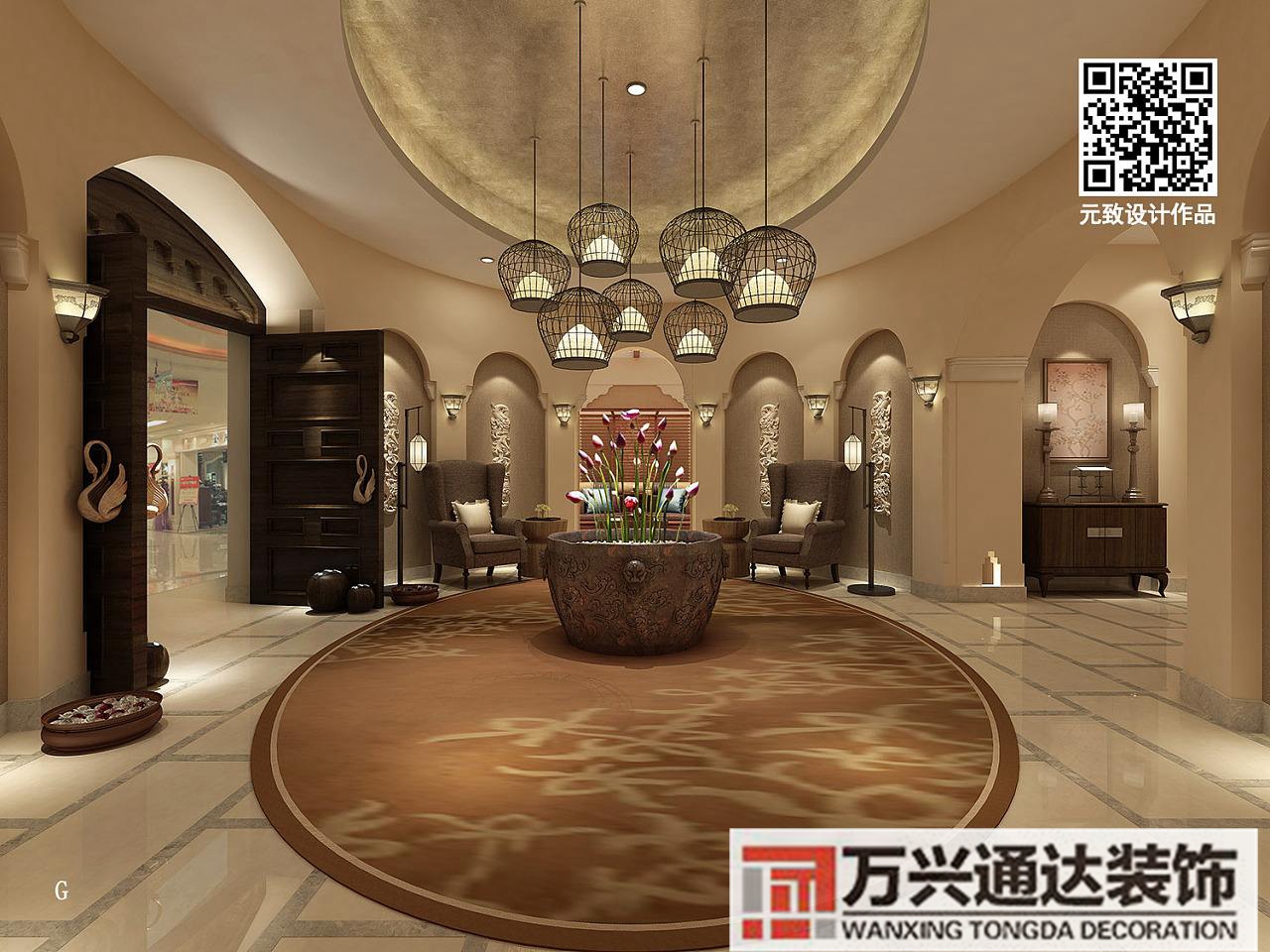 养生店铺装修养生店装修设计