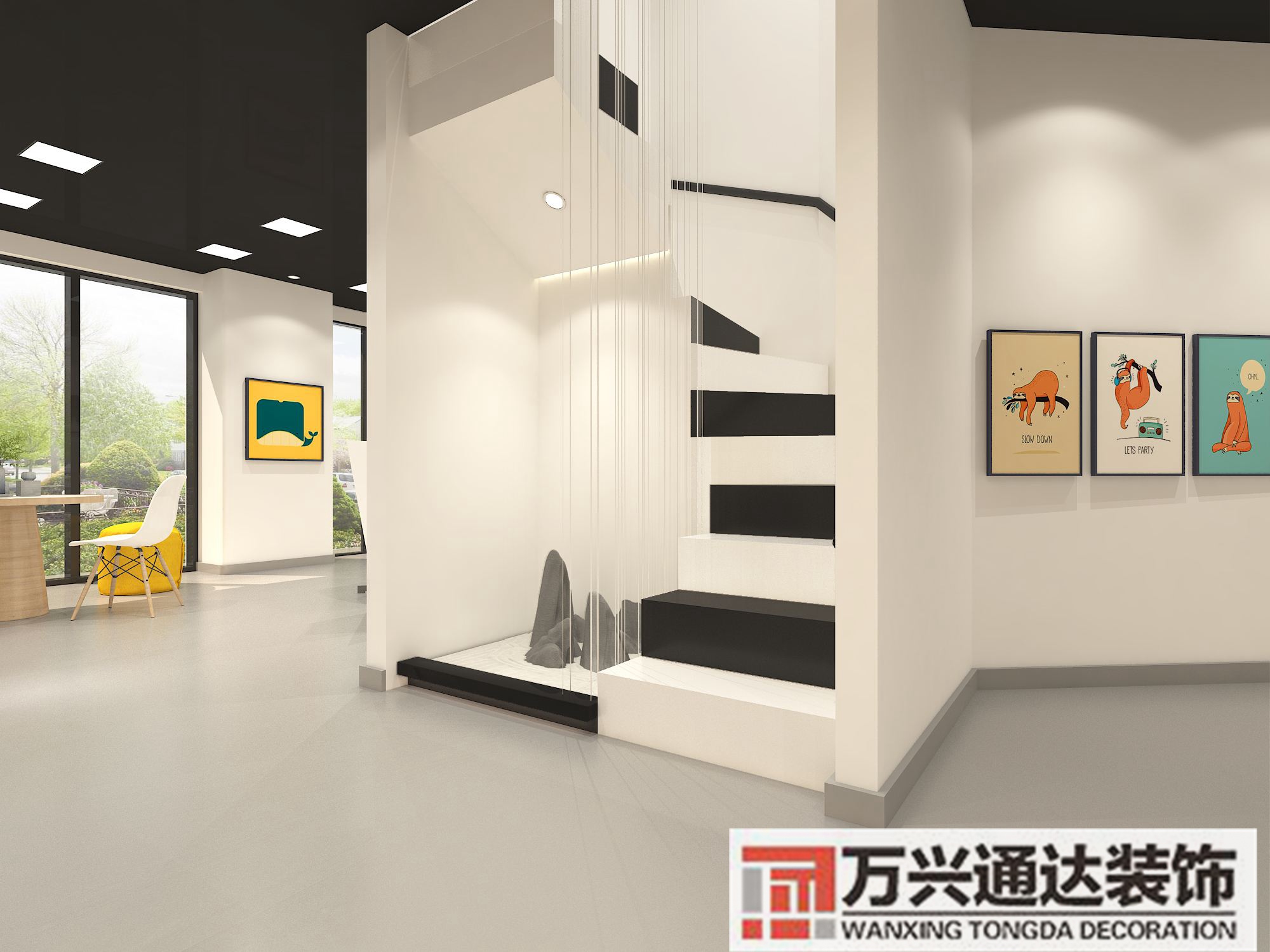 美术培训机构装修图片艺术培训机构装修效果图