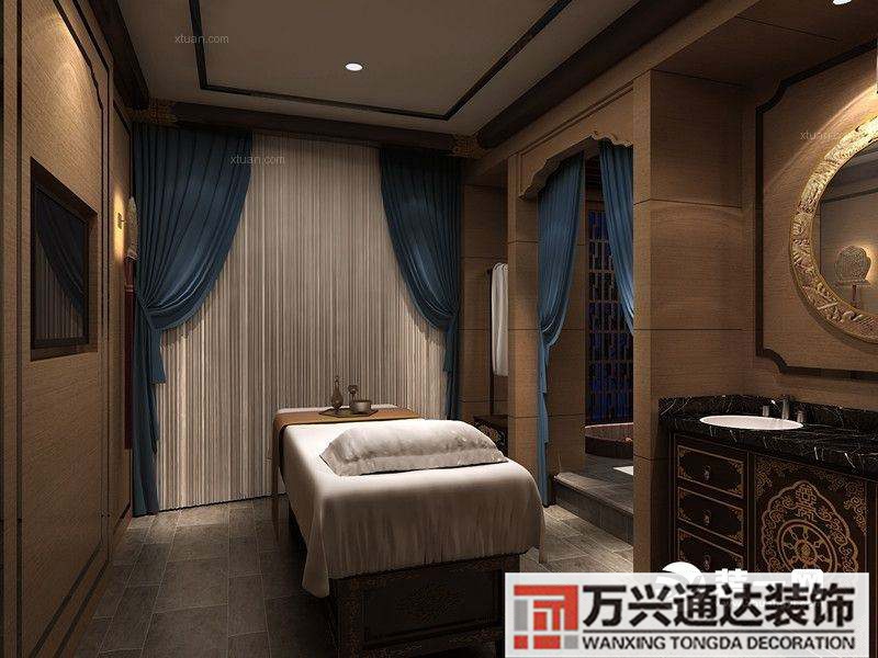 养生馆装修设计养生馆装修设计效果图54平方的图画