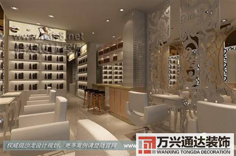 欧式美发店装修北欧风美发店装修图片