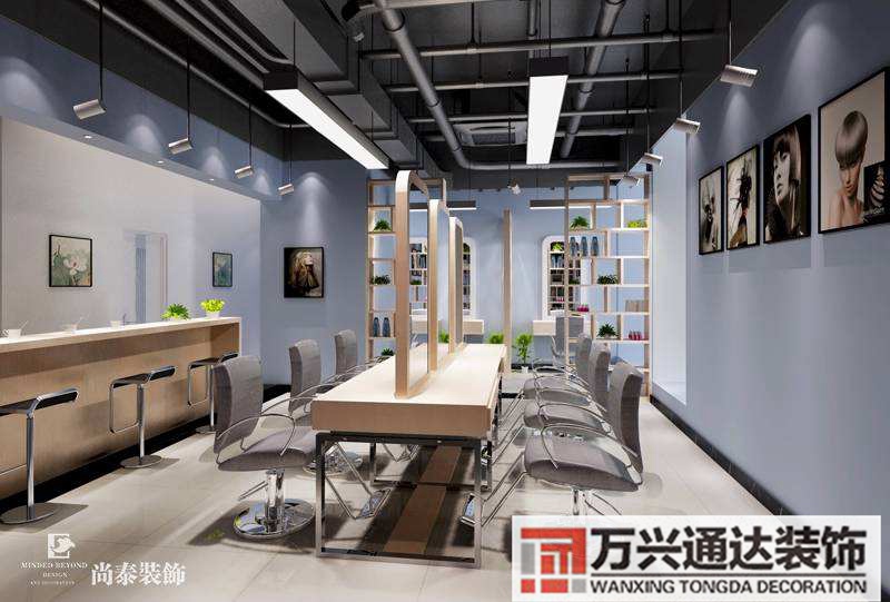 美发店欧式装修欧式美发店装修图