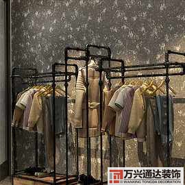 服装店个性装修服装店铺装修简约风格