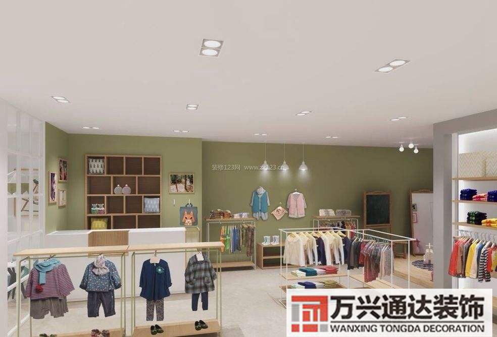 童装店精品装修风格童装精品店装修效果图
