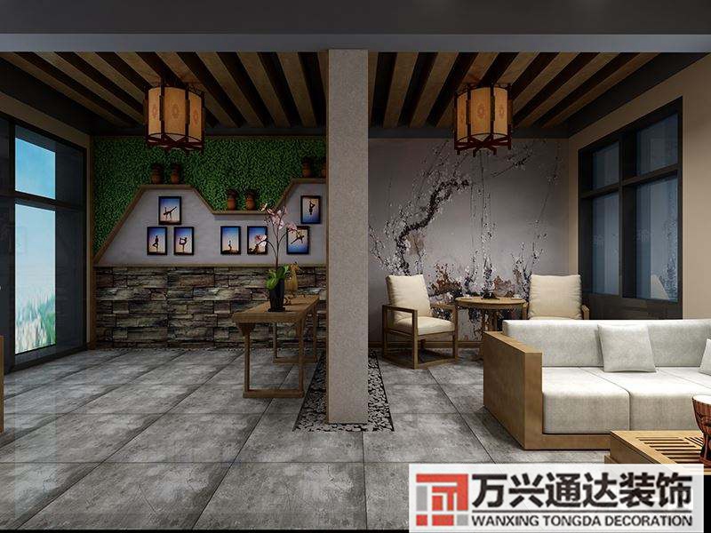小型瑜伽馆装修复古风小型瑜伽馆装修风格图片