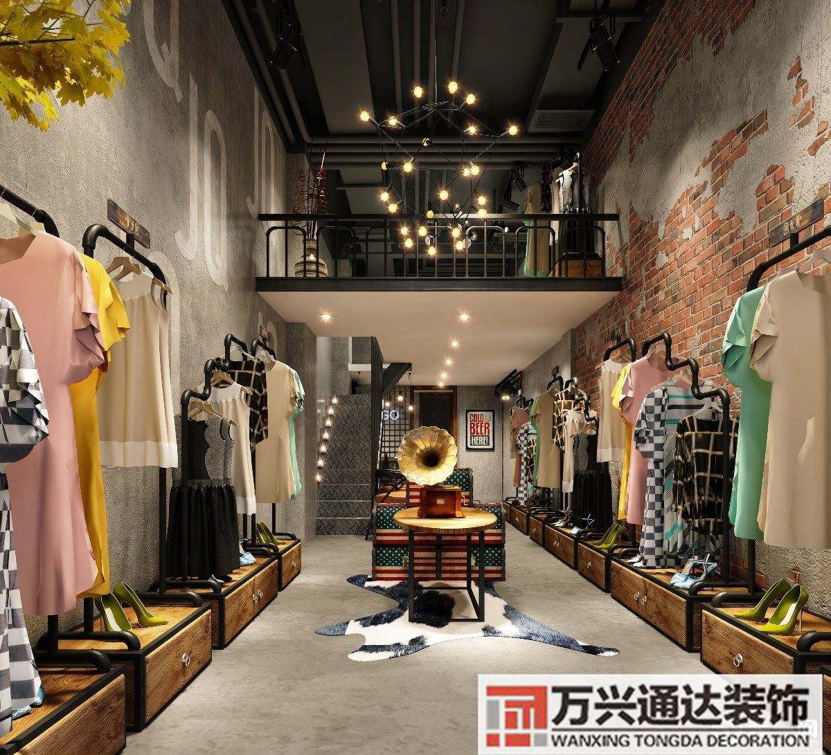服装店装修风格有个性的服装店装修风格