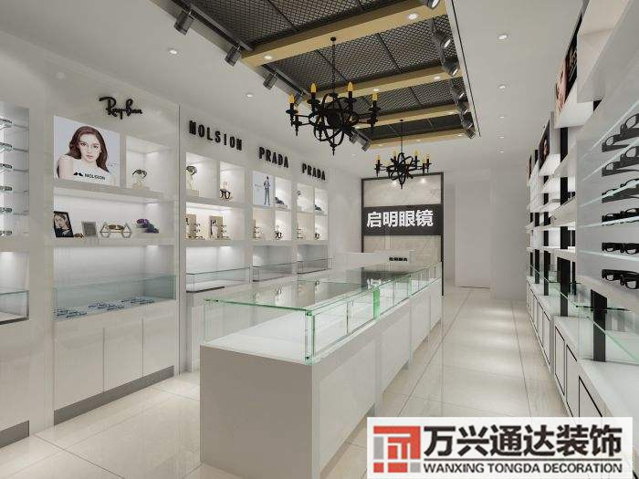 眼镜店装修实景图眼镜店内部装修图片